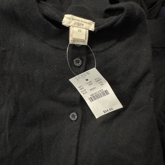 J. Crew Factory Women's Black Cardigan Sweater - Picture 2 of 4